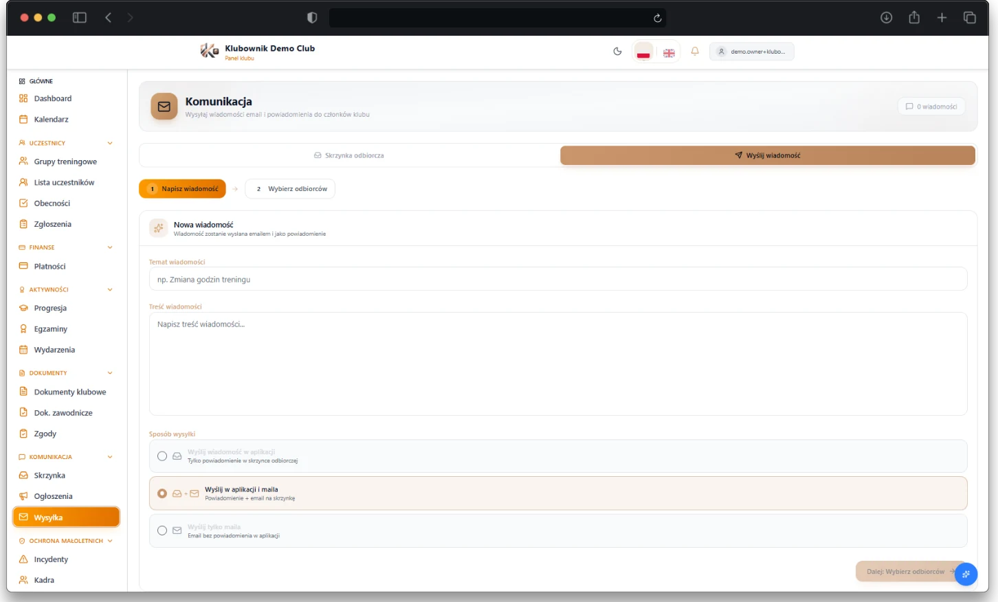 Parent messaging system