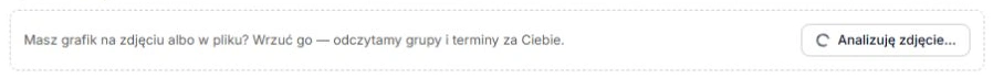 Oczekiwanie na odczyt zdjęcia — wybór pliku chwilowo zablokowany