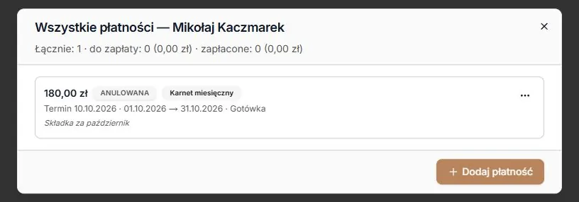 Historia po rozpoznaniu wcześniej zapisanego anulowania