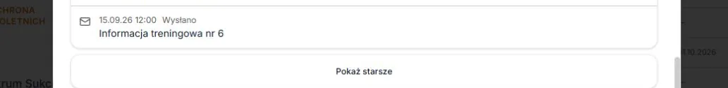 Komunikacja — koniec pierwszej strony