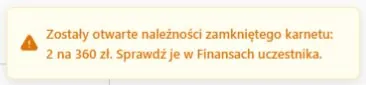 Pozostawione należności — sprawdź je w Finansach uczestnika