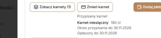 Profil po kontynuacji — jedno przypisanie z nową ważnością
