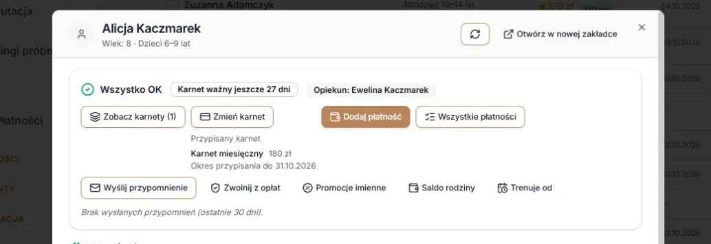 Stan: wszystko w porządku