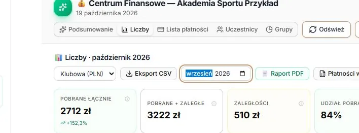 Miesiąc raportu PDF zmieniony na wrzesień