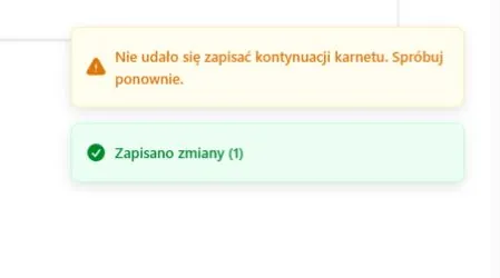 Wpłata potwierdzona, kontynuacja wymaga sprawdzenia