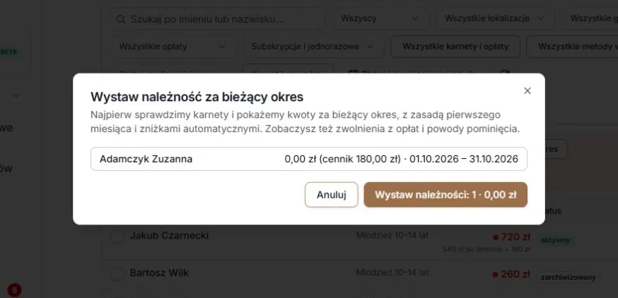 Zerowa cena po zniżce — odróżniona od zwolnienia za pierwszy miesiąc