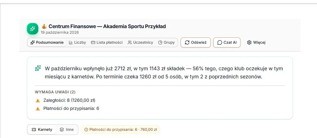 Widok Podsumowanie