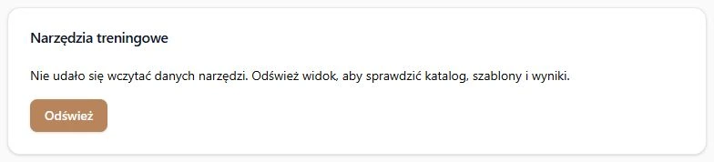 Błąd odczytu danych katalogu i ręczne odświeżenie
