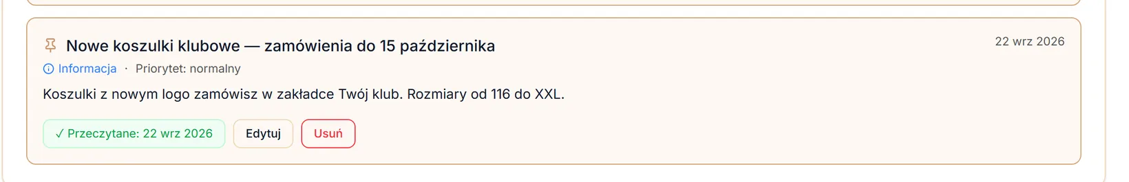 Zapisana poprawka na liście