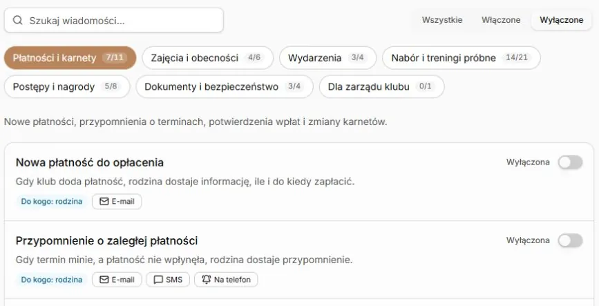 Filtr Wyłączone