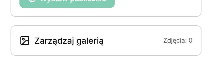 Karta galerii wydarzenia