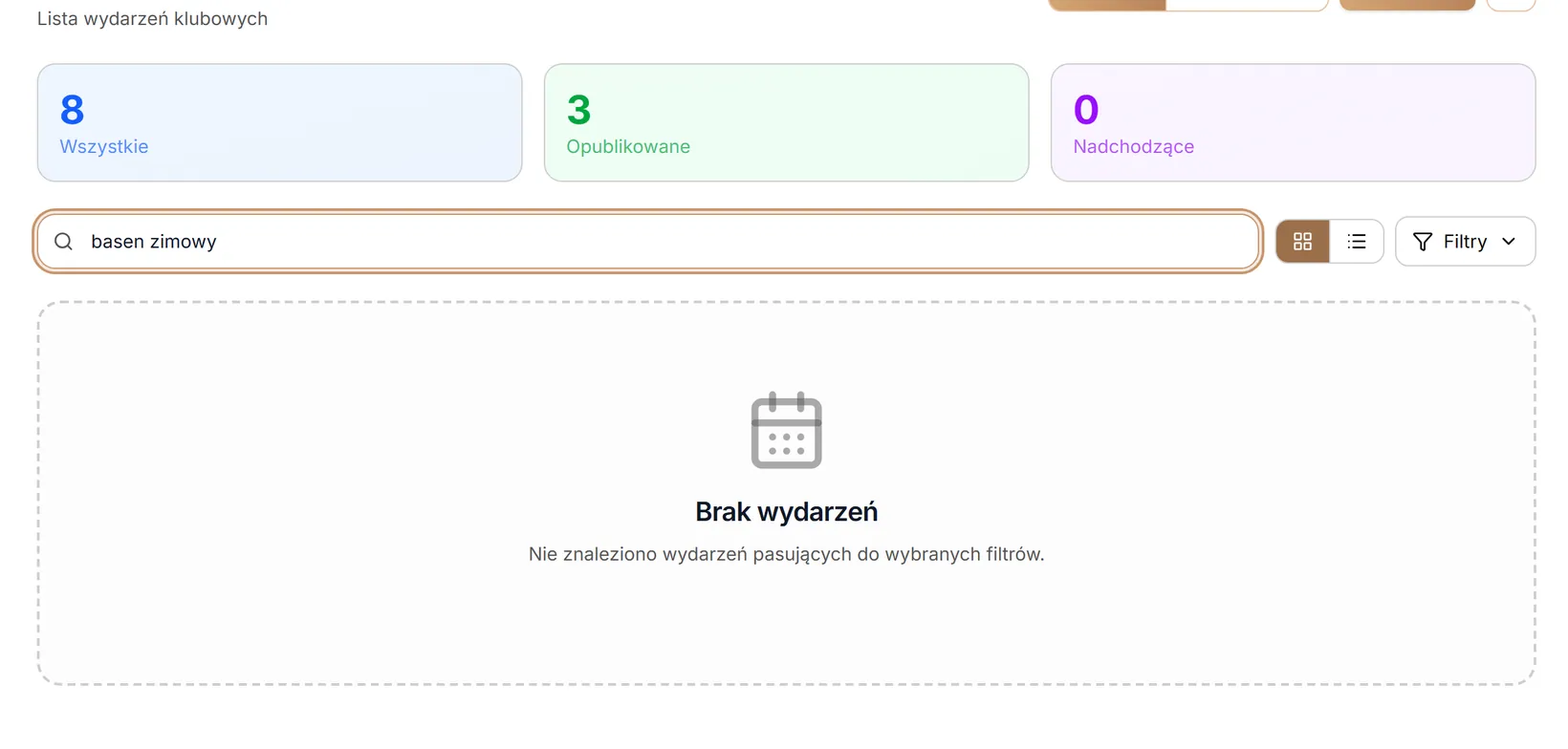 Wyszukiwanie bez wyników