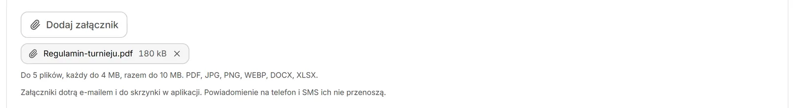 Załącznik dodany do wiadomości